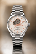 TISSOT Gentleman Open Heart 40mm Watch - T1274071103101